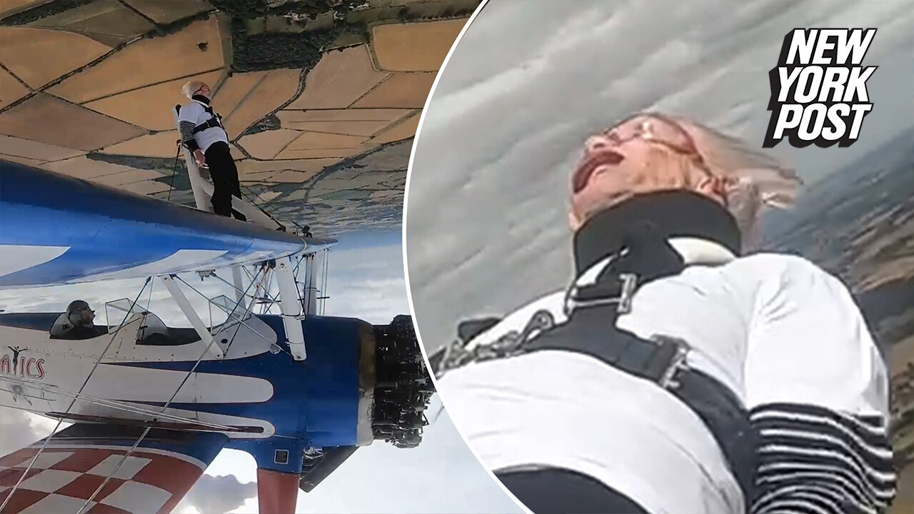 93-year-old granny's flight is face-melting fun