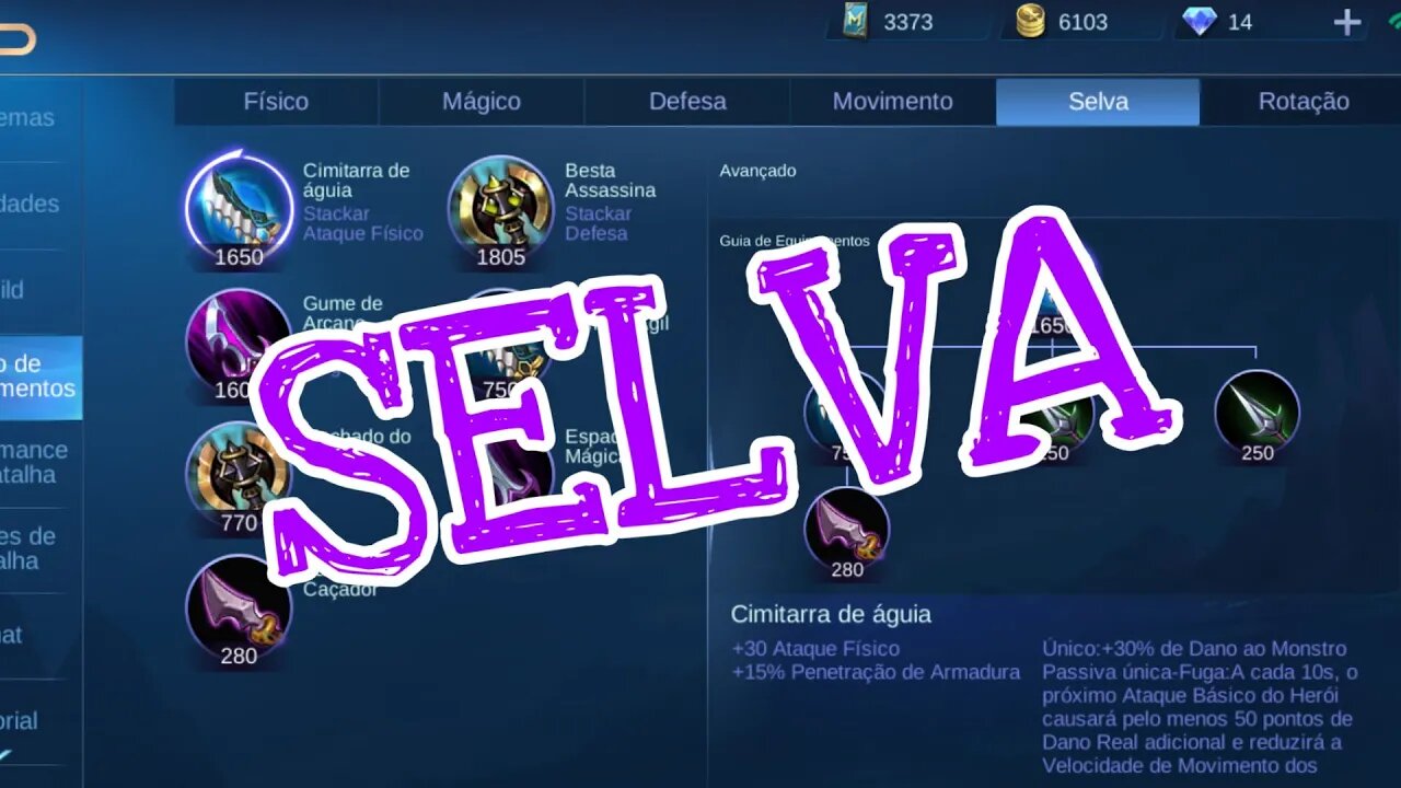 EXPLICANDO TODOS OS ITENS #2 SELVA • Dezembro 2019 | Mobile Legends