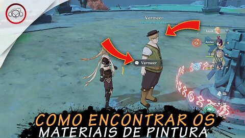 Genshin Impact, Como ENCONTRAR os materiais de PINTURA | Super Dica PT-BR