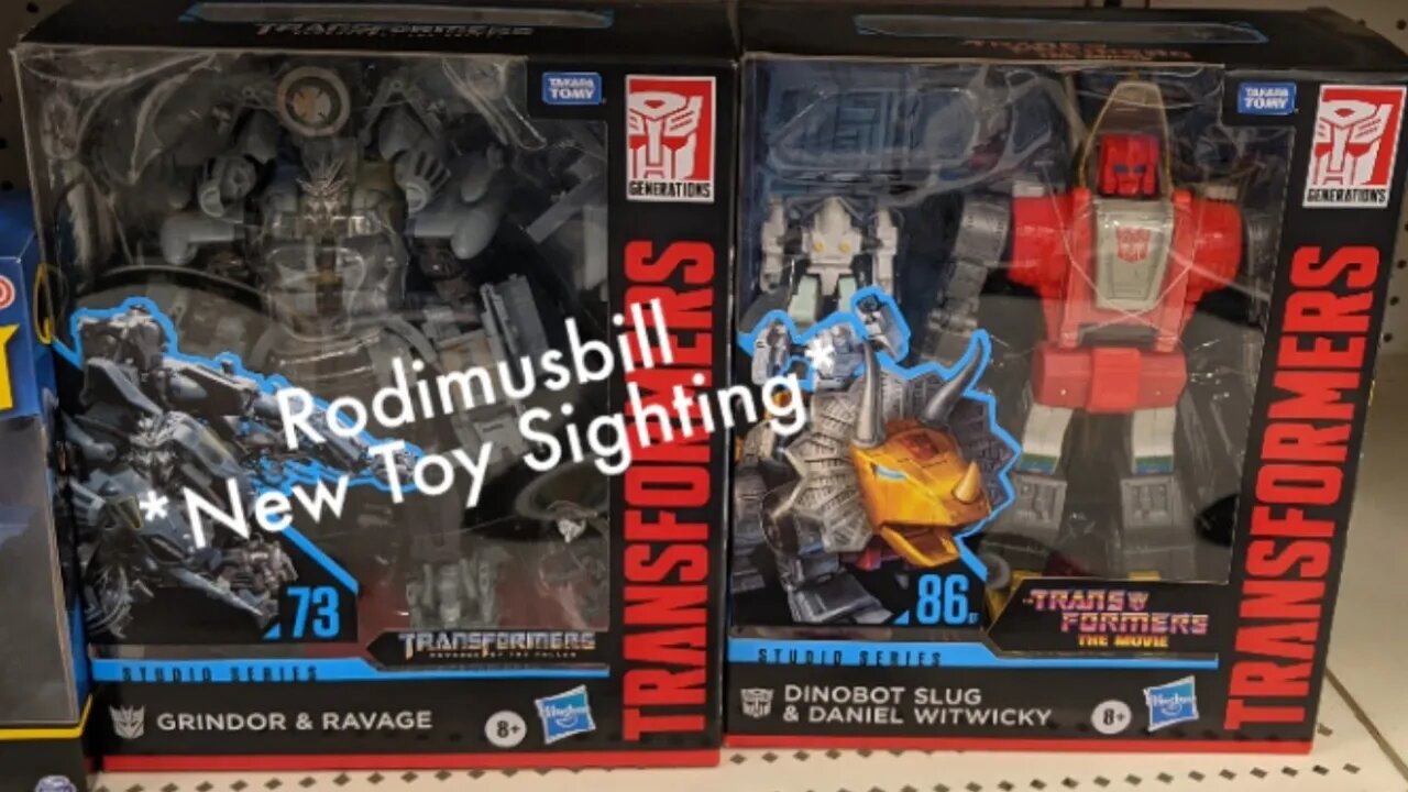 *Rodimusbill New Toy Sighting* Studio Series Leader SLUG with DANIEL and GRINDOR with RAVAGE #short