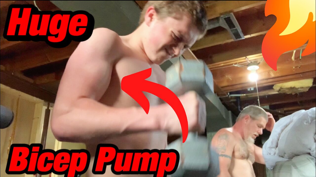 15 Year Old does bicep curls