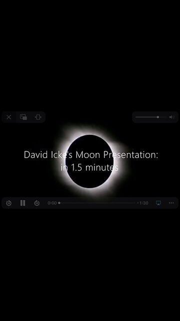 David Icke’s Moon Presentation In 1.5 Minutes