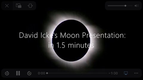 David Icke’s Moon Presentation In 1.5 Minutes