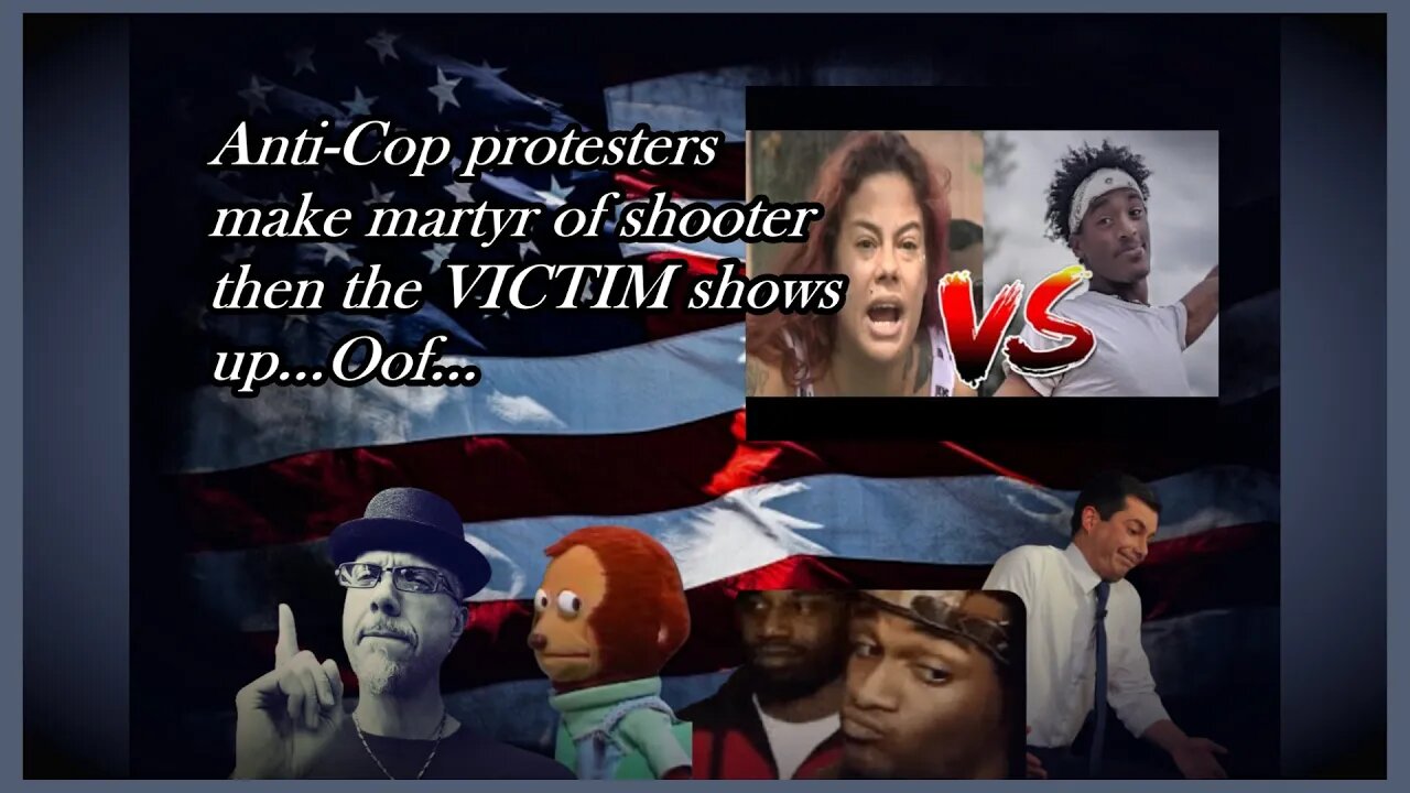 WN...CRAZED SHOOTER PROTESTS THEN VICTIM SHOWS UP...YIKES!!!