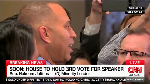Hakeem Jeffries Smears Jim Jordan As "Clear And Present Danger" Hours After Biden Called For Unity