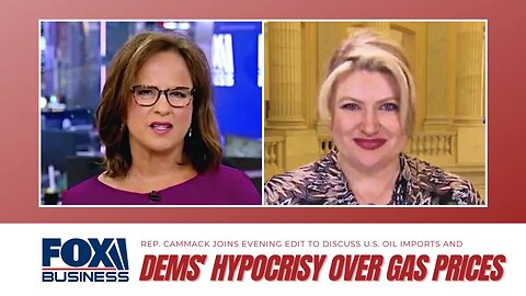 Rep. Cammack Joins FBN To Discuss U.S. Oil Imports & Dems' Hypocrisy Over Gas Prices