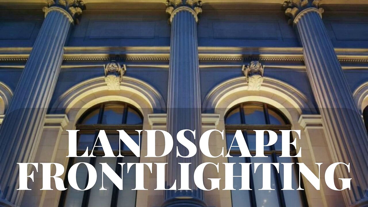 Landscape Frontlighting • General Overview • Free Landscape Lighting Course