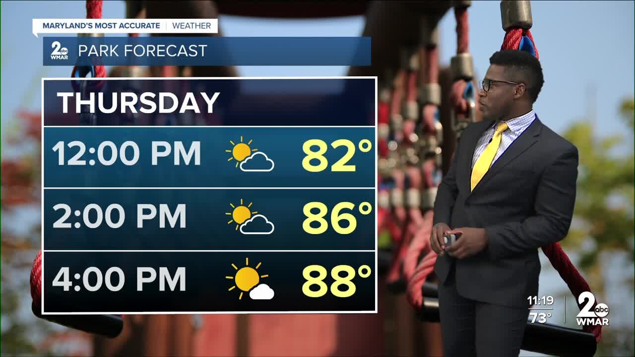 WMAR-2 News Patrick Pete's Wednesday weather