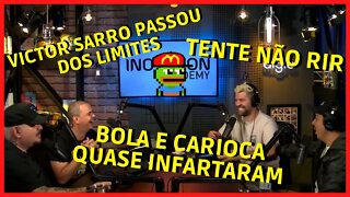 Melhores momentos - Victor Sarro e Renato Albani PASSARAM de todos os LIMITES nesse podcast.