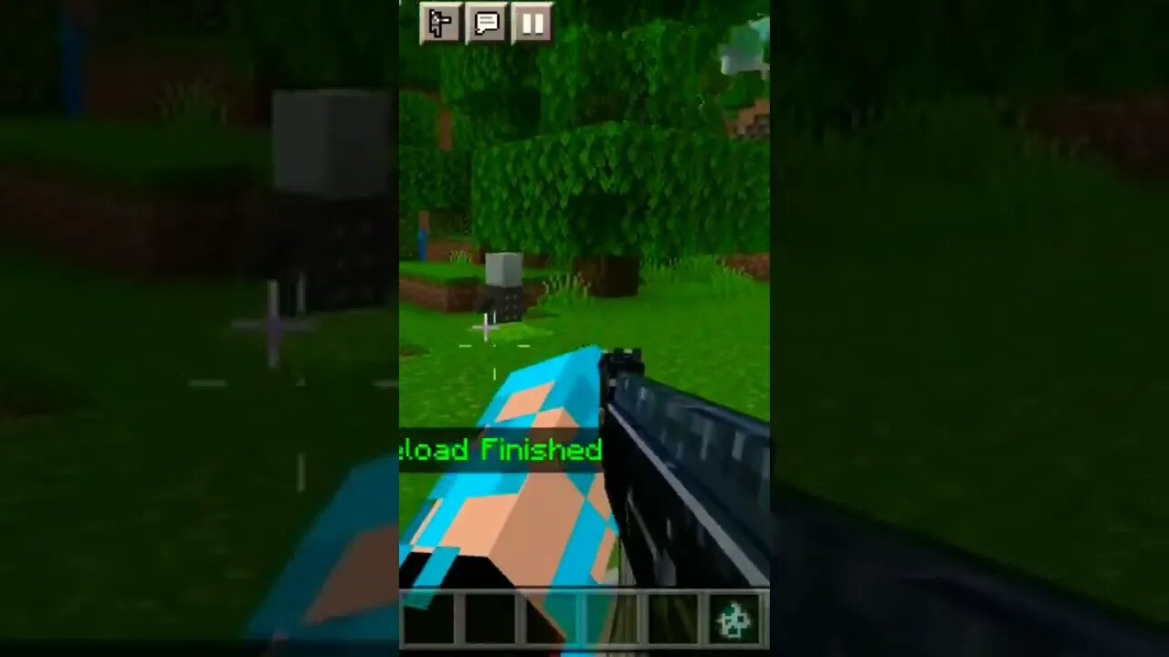 MINECRAFT ARMA REAL NO JOGO 😱😱😱😱😱🔥🔥🔥🔥#minecraft #shorts #fypシ #minecraftmemes