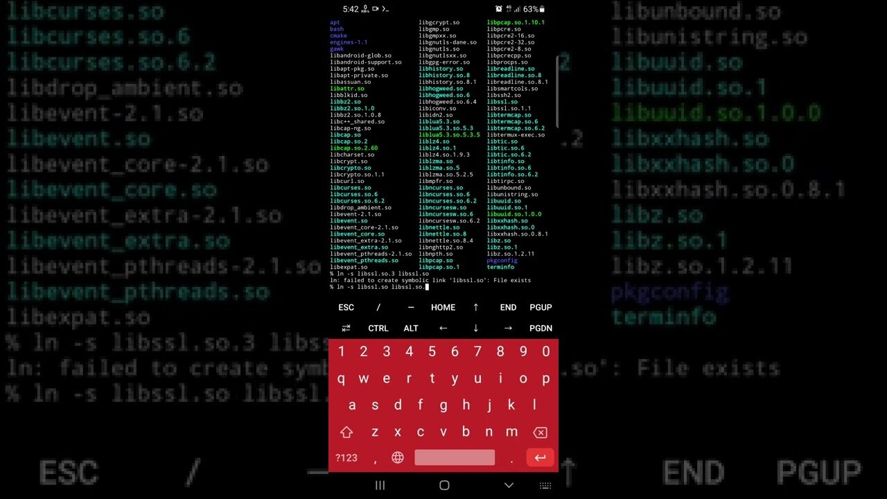 how to fix libssl.so.3 library error in termux How to fix w