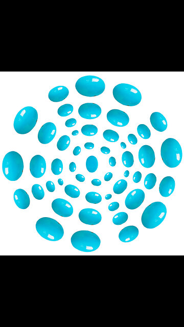 10mm*14mmNatural turquoise loose beads beautiful blue bead for Jewelry