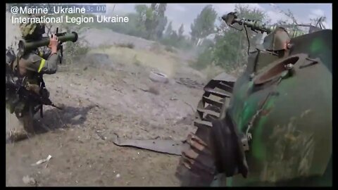 Foreign legionaries fighting off Russian forces in Luhansk Oblast!