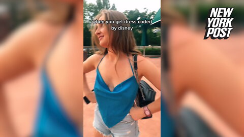 I got 'dress-coded' over my 'inappropriate' top: 'Disney doesn't like backs'