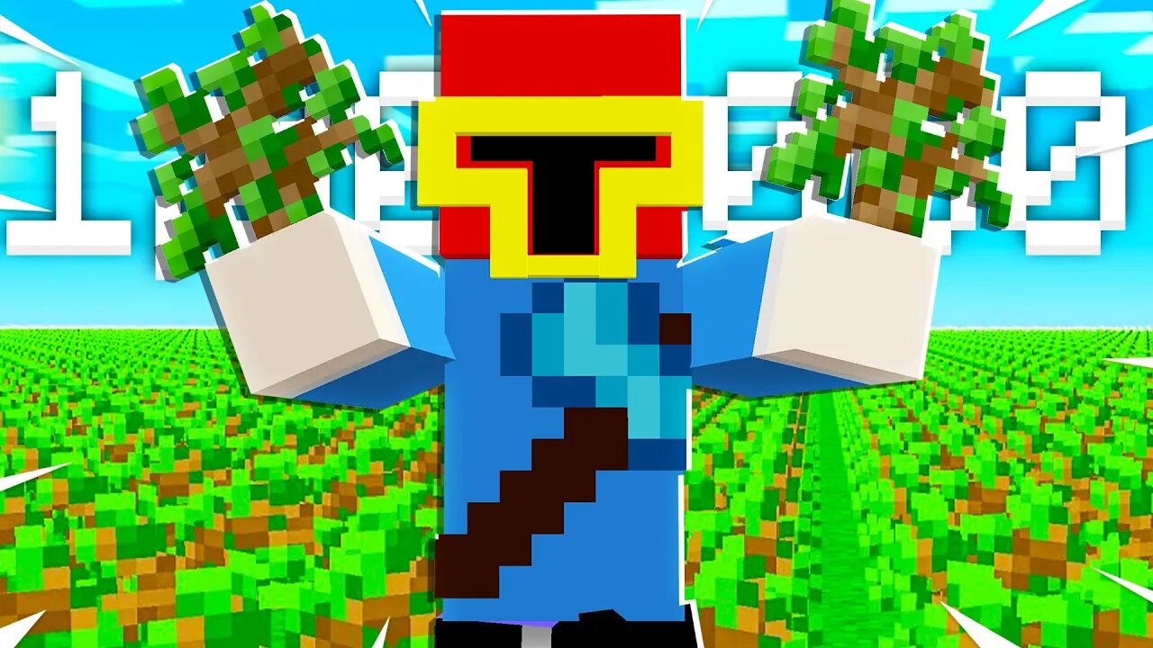 PLANTING 1,000,000 TREES IN MINECRAFT