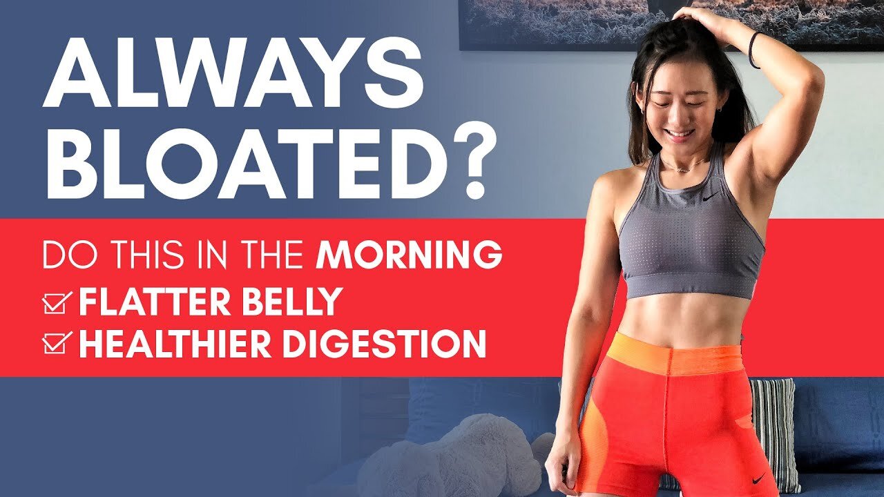 Always Bloated? Do this in the Morning for a Flatter Belly & Better Digestion | Joanna Soh