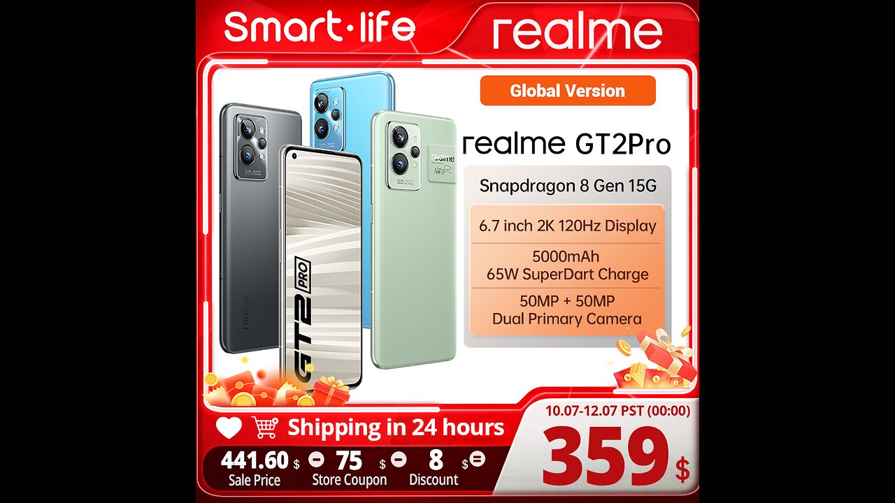 Realme GT 2 Pro 5G Snapdragon Smartphone