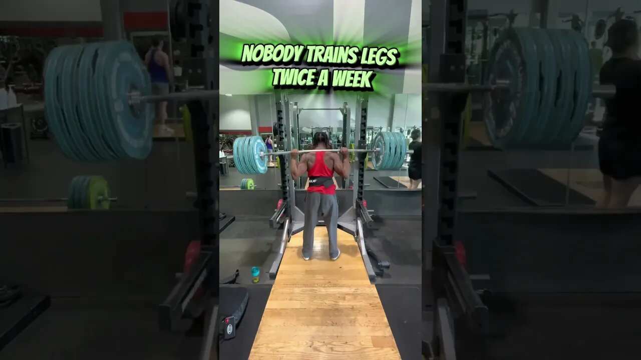 Train Legs TWICE A Week #fitnessshorts #hypertrophy #gym #bodybuilding #fitness #legday #gymlife