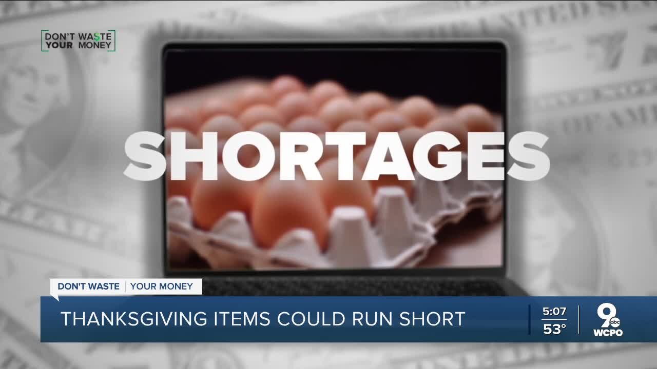 Food shortages ahead of Thanksgiving