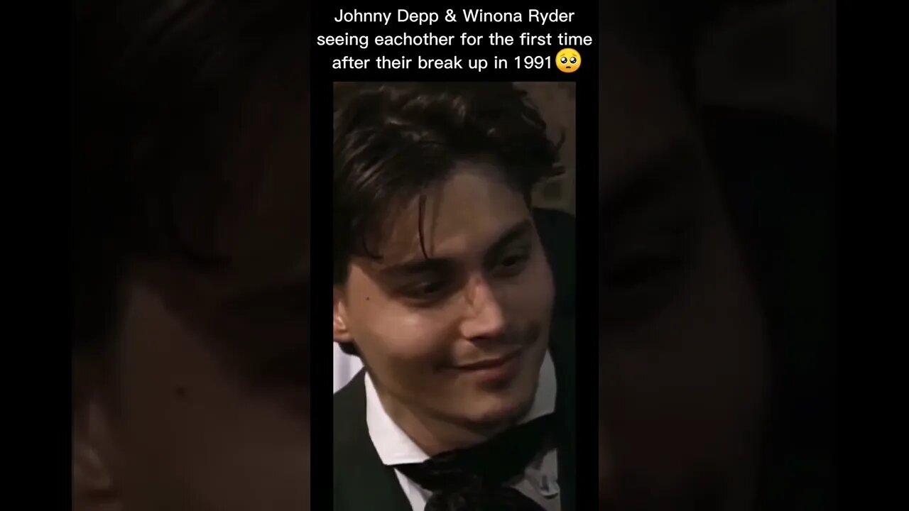 JOHNNY DEPP & WINONA RYDER seeing eachother for the first time after their break up🥺💔