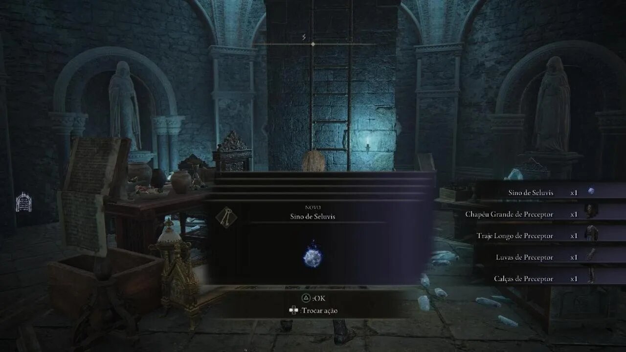 ELDEN RING Sino e Set de Seluvius (Seluvis's Bell Bearing)