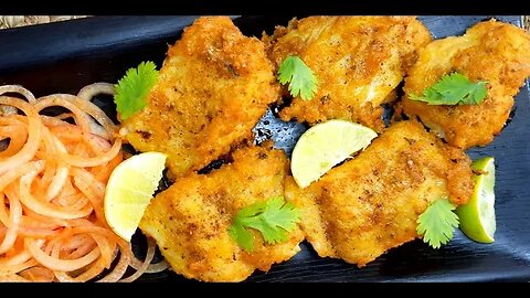 Best singara AMRITSARI FISH FRY RECIPE - Famous Fish in Amritsar | Dil_Seart