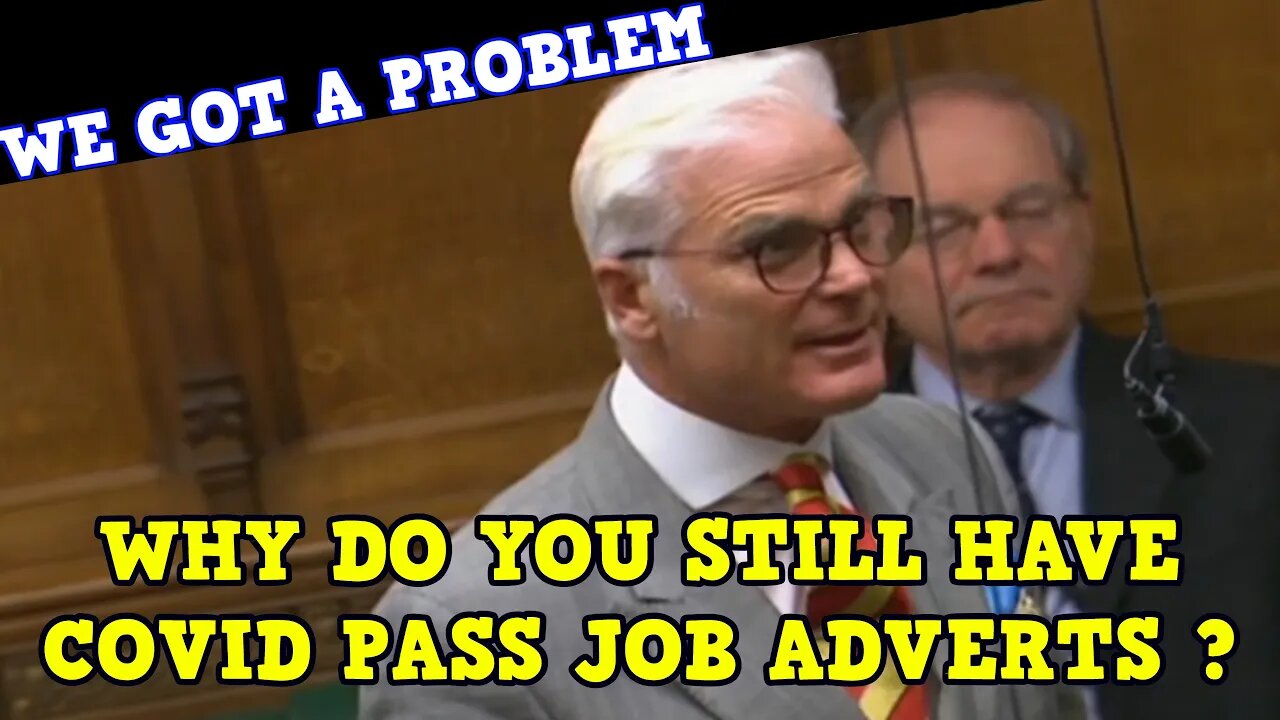 Sir Desmond Swayne Questions Sajid Javid On Covid Pass Deputy Director Job Advert