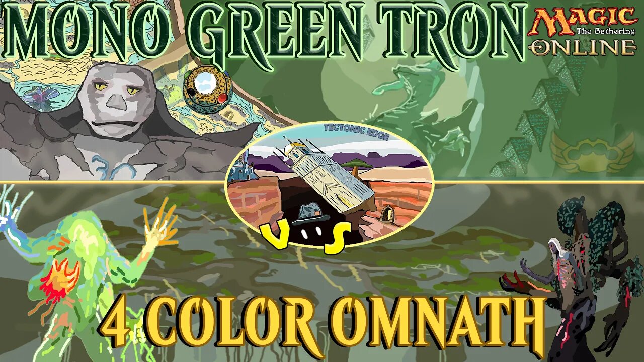 Mono Green Tron VS 4 Color Omnath|How Many Boseiju Does it Take Topple Tron|Magic The Gathering Online Modern League Match