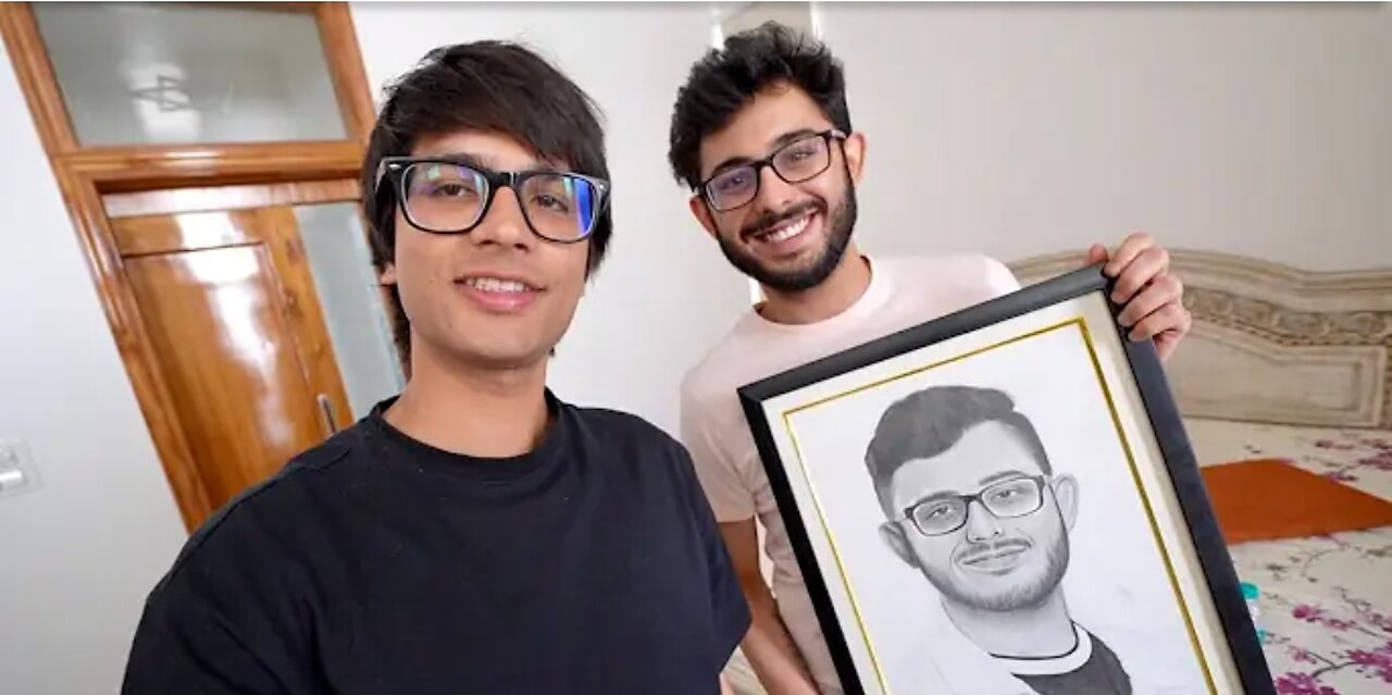 Surprise Gift For @CarryMinati 😍