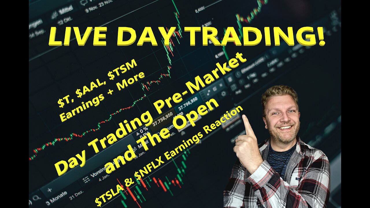 LIVE DAY TRADING | Trading Premarket and the Open | S&P 500, NASDAQ, NYSE |