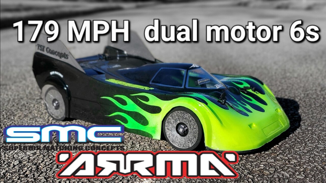 Arrma Limitless GT 179 MPH 6s dual motor