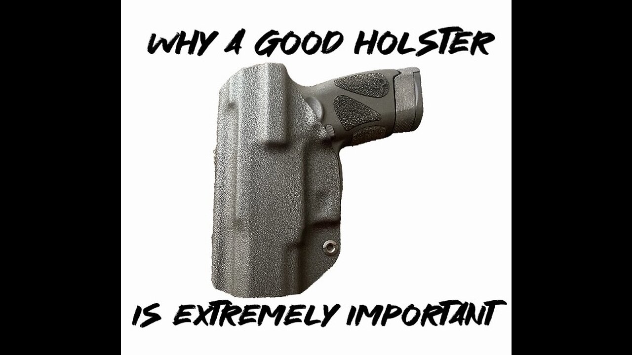 Why a good holster is SO important!!!