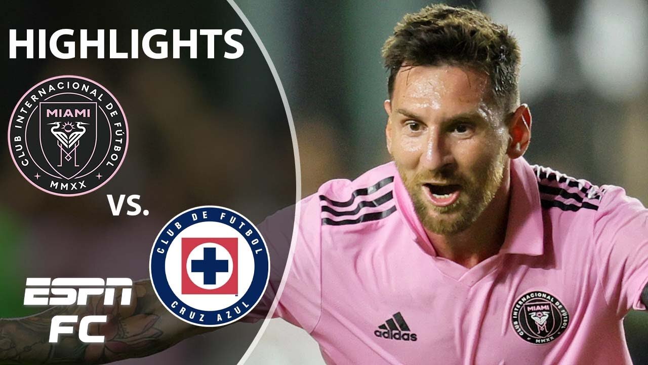 Highlights from lionel messi's inter miami debut vs Cruz azul | ESPN FC