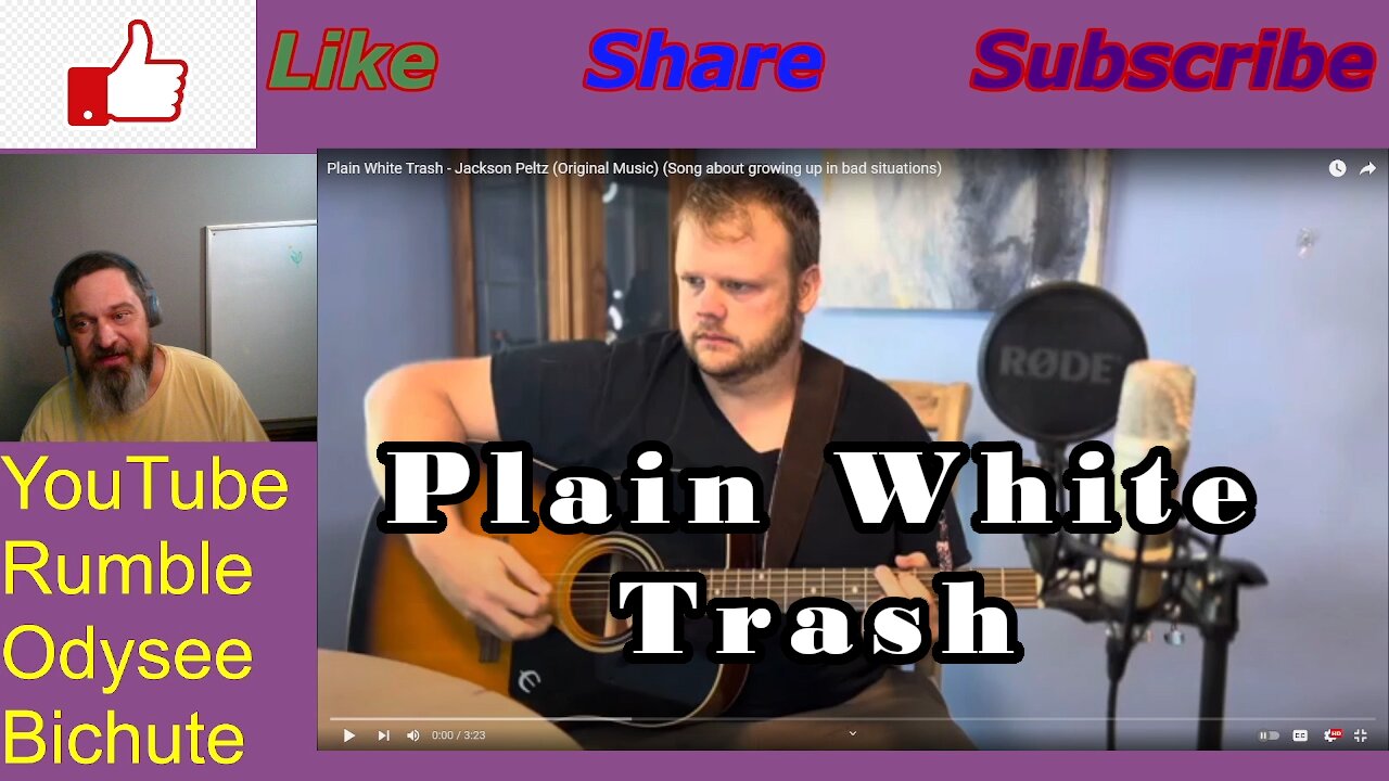 Jackson Peltz Plain White Trash Reaction