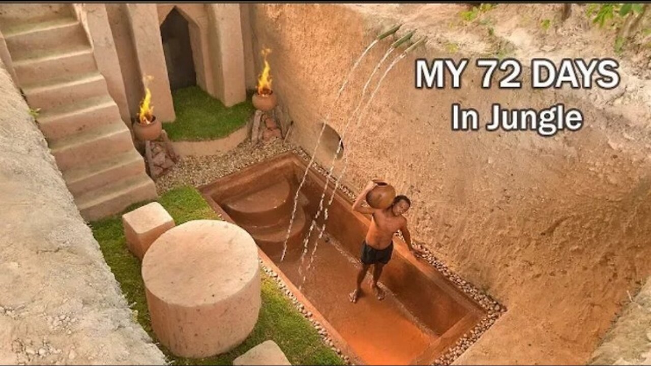 72Days In Jungle And Underground Building