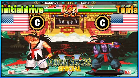 Samurai Shodown V Special (initialdrive Vs. Tonfa) [U.S.A Vs. U.S.A]