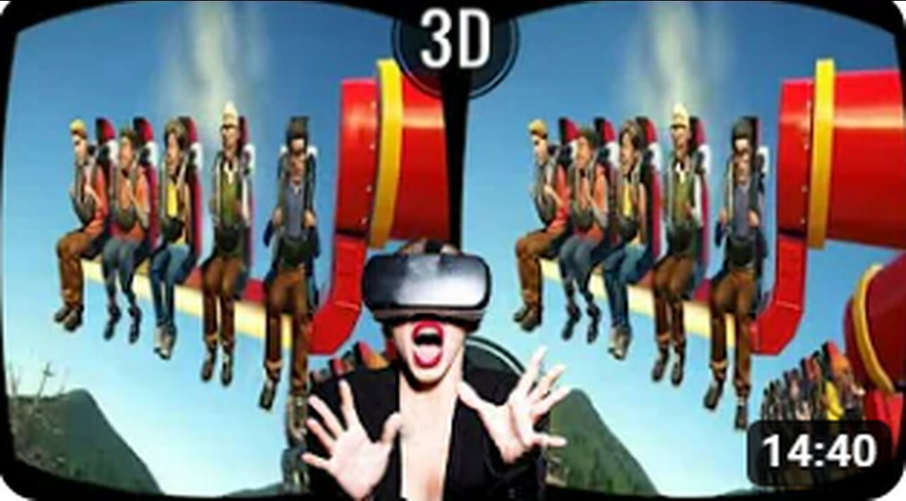 Top 10 3D VR Amusement Rides Coaster for VR Box Split Screen