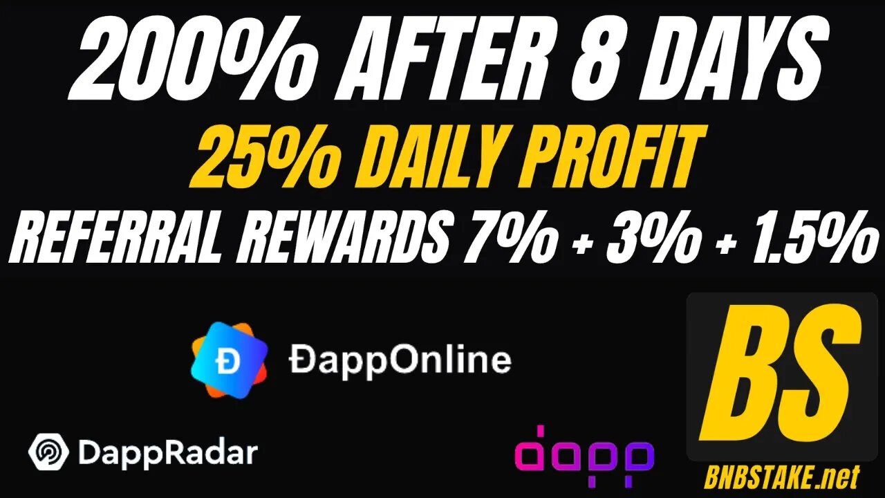 BNB Stake Review | 200% AFTER 8 DAYS | 25% DAILY PROFIT