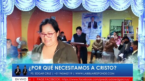 ¿POR QUÉ NECESITAMOS A CRISTO? - EVANGELISTA EDGAR CRUZ