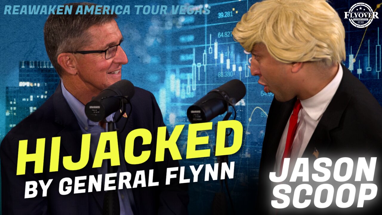 JASON SCOOP | Trump Impersonator Hijacked by General Flynn - ReAwaken America Las Vegas