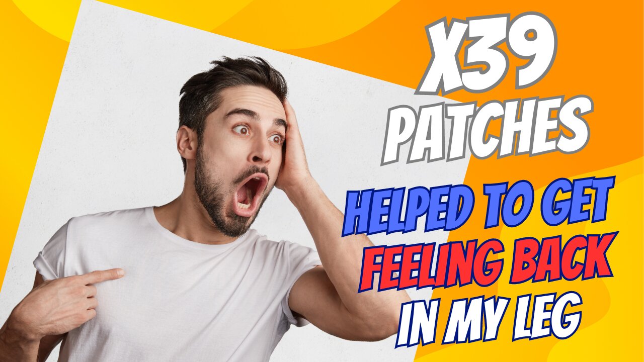 How X39 helped Johnny to get feeling back in his leg!!!