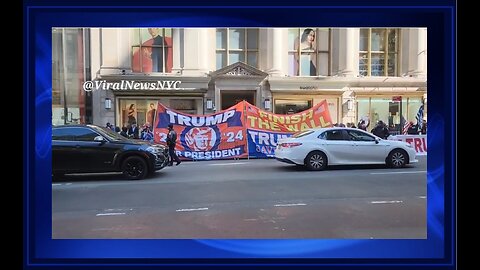 So Much Love... at Trump Tower Before PDJT's Arrival today.