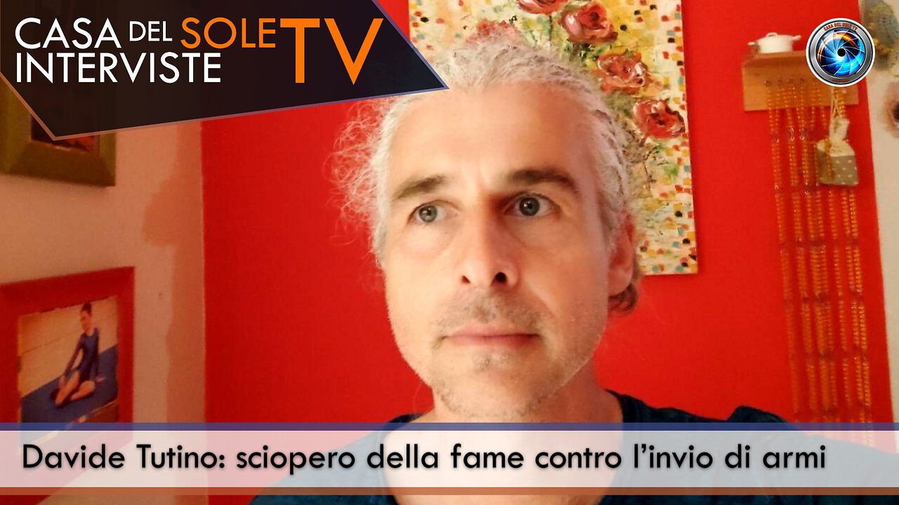 Davide Tutino: sciopero della fame contro l’invio di armi