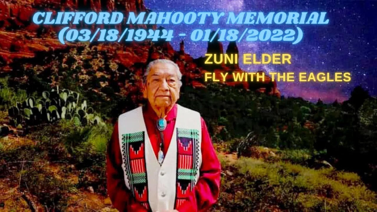 Clifford Mahooty Memorial (03/18/1944 - 01/18/2022) Fly Free into the Light...A'ho!! 🙏 Native Flute