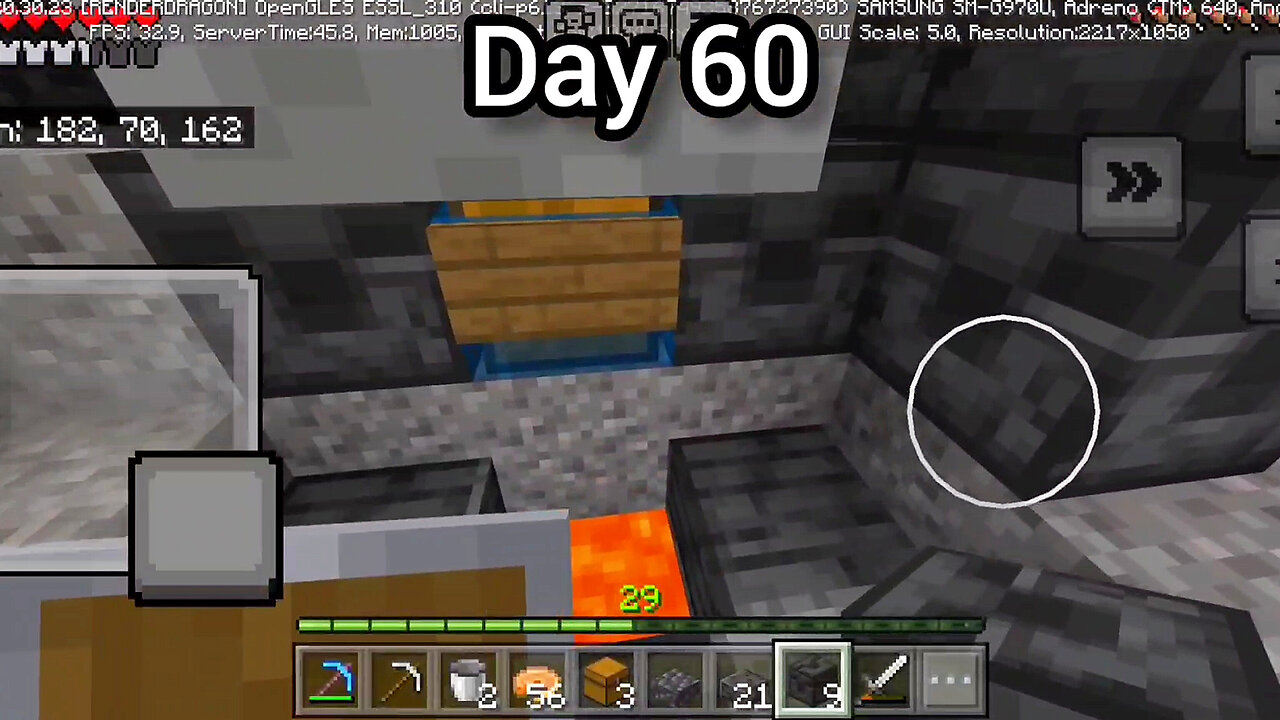 Week 9 of 100 days Minecraft POCKET EDITION!!!