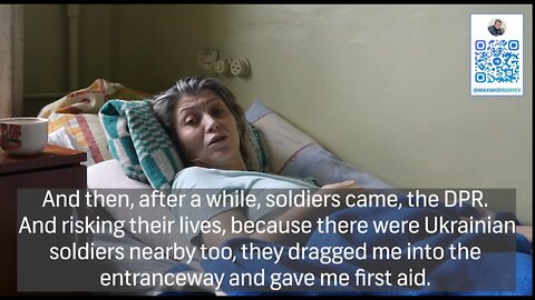 A resident of Mariupol thanks the soldiers of the DPR and the Chechen Republic for saving her life