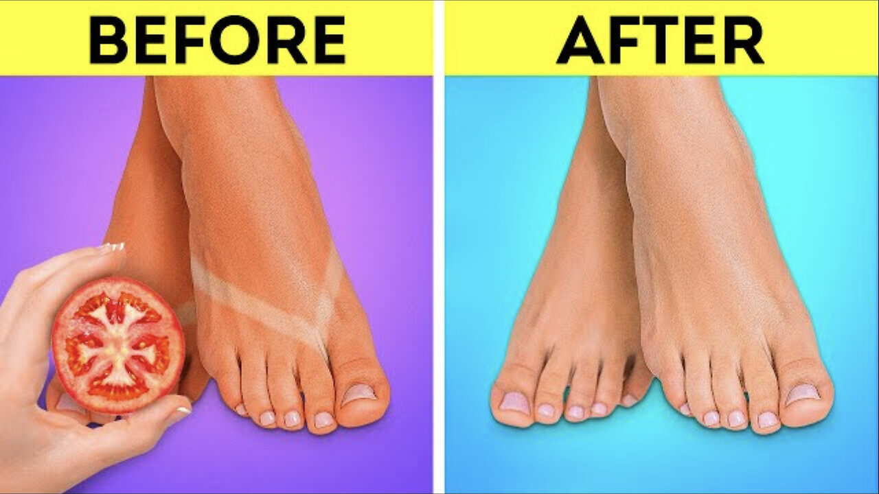 FOOT CARE HACKS🦶🏻👣 SMART HACKS TO KEEP YOUR FEET NICE AND SMOOTH