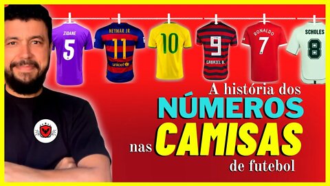 Por que osnúmeros das camisas determinam a posição do jogador em campo?