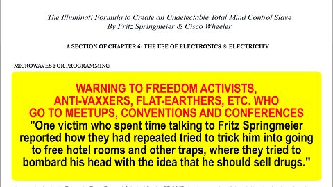 WARNING! The NWO Cabal, CIA & NASA Can Bombard People with Subliminal Thoughts/Ideas via ELF Waves