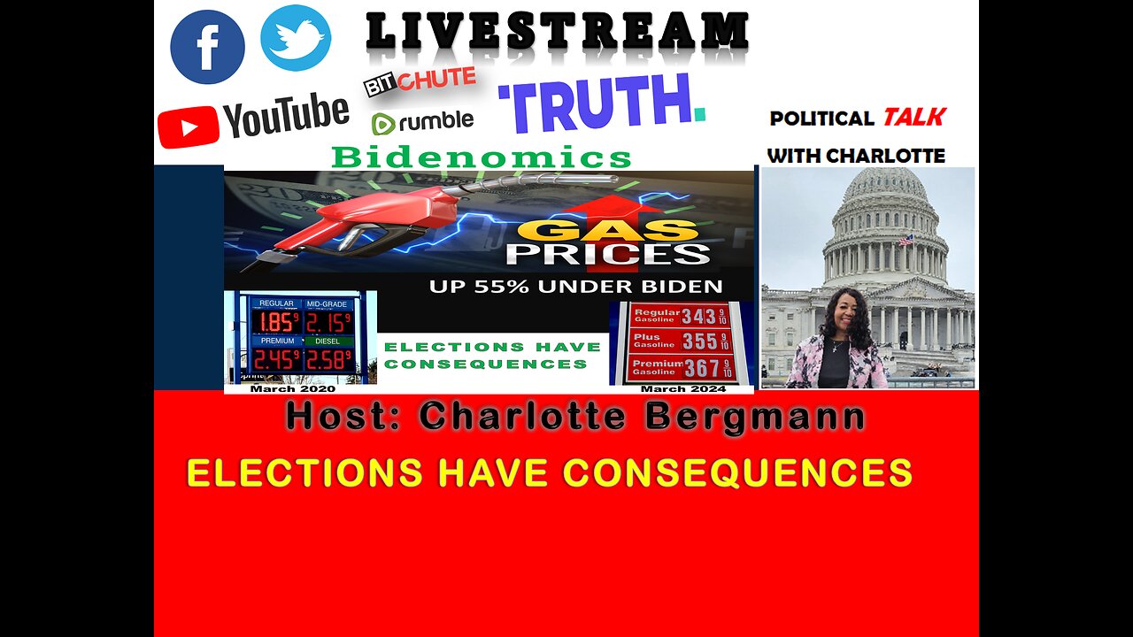 JOIN POLITICAL TALK WITH CHARLOTTE FOR BREAKING NEWS - ELECTIONS HAVE CONSEQUENCES